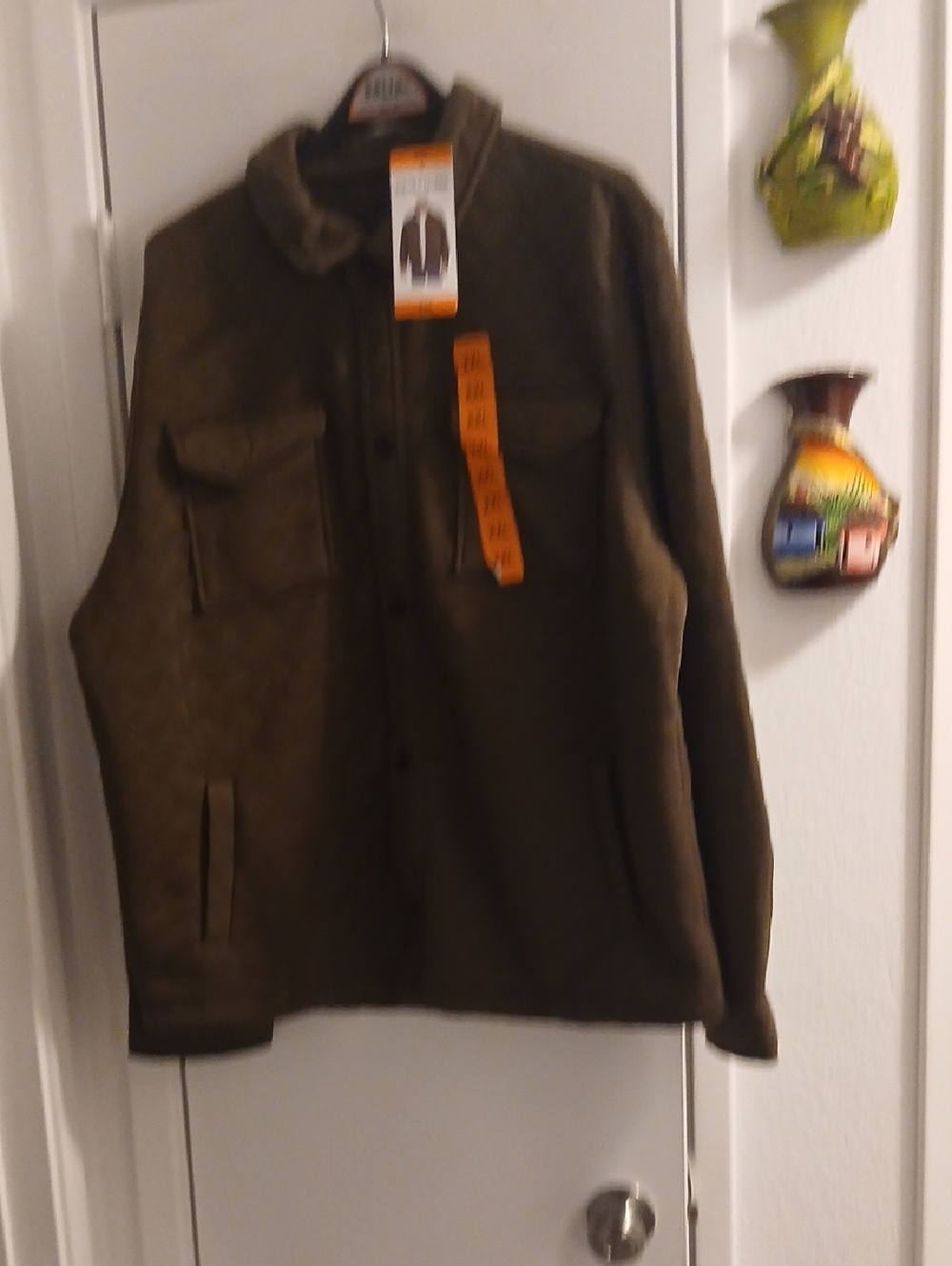 Dakine Olive Brown Quilted Shirt Jacket XL